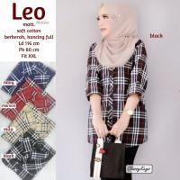TUNIC DRESS GAMIS REMAJA BLOUSE OOTD HIJAB LEO TUNIK