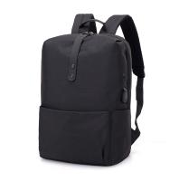 TR9 Ransel Kanvas Laptop Macbook Import - Hitam