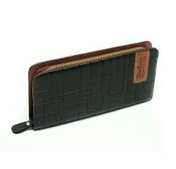 WL9 Dompet Panjang Pria PU Leather - Hitam M3