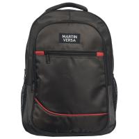 Martinversa TP6 Tas Polo Pria Laptop USB Charger Sekolah Kerja Kanvas Nylon - Coklat