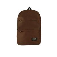Martinversa TR19 Tas Ransel Pria Backpack Men Laptop Kanvas - Coklat