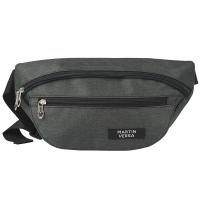 Martinversa CH28 Tas Pinggang Pria Kanvas Man Waistbag Selempang Slingbag - Hitam