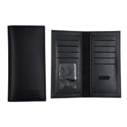 Martinversa WL22 Dompet Panjang PU leather Man Wallet - Hitam