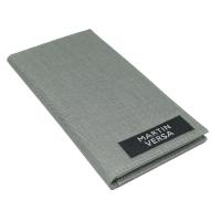 Martinversa WL12 Dompet Kartu Uang Kanvas Panjang Man Wallet - Abu abu