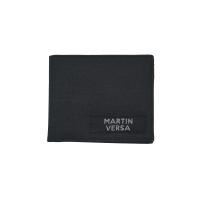 Martinversa WL13 Dompet Lipat Uang Persegi Man Wallet Kain Kanvas - Hitam