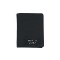 Martinversa WL17 Dompet Lipat Uang Persegi Man Wallet Kain Kanvas - Hitam