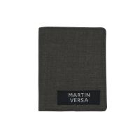 Martinversa WL17 Dompet Lipat Uang Persegi Man Wallet Kain Kanvas - Coklat