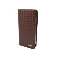 WL4 Dompet Pria Panjang Kulit Sintetis PU Leather Import - Coklat