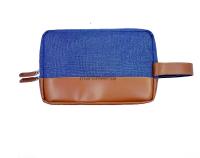 Martinversa WL5 Dompet Pouch Kanvas Pria Wanita Import - Biru terang