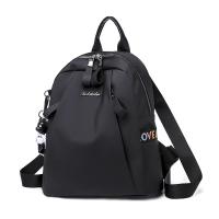 TRW4 Tas Ransel Mini Wanita Backpack Women Bag Import Kanvas Nylon - Hitam