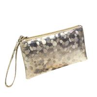 WL3 Dompet Wanita Glossy PU Leather Printed Import - Gold