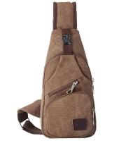 Martin Versa Tas Pria CH7 Kanvas Selempang - Brown