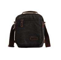 Martin Versa Tas SL12 pria Kanvas Slempang - Black