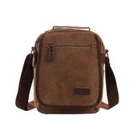 Martin Versa Tas SL12 pria Kanvas Slempang - Brown