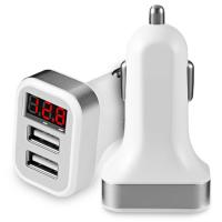 Car Charger Fast Charging Ampere Charger Mobil LED