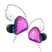 KZ ZST-X Knowledge Zenith ZST X 1BA 1DD Hybrid HIFI In Ear Earphones Bass Noise Cancelling Headset Purple