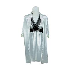 Set Kimono & Lingerie US Fashion Baju Tidur Silver