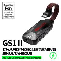 PLEXTONE GS1 Mark II Converter Adapter AUX Sound Card Type C 3.5mm Jack External Gaming