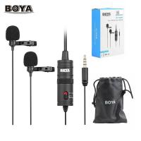 BOYA BY-M1DM Dual Lavalier Universal Microphone for Smartphone & Camera