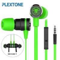 Plextone G20 Earphone Gaming Magnet In Ear Green