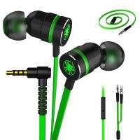 Plextone G20 New Gaming Earphone L Shaped Green