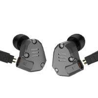 Knowledge Zenith ZS6 Hybrid Quad Driver HiFi Grey
