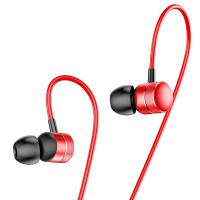 Baseus Encok H04 Earphone Punch Bass Headset Red