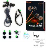 Binver P30 Bass Sport Headset With Microphone Gaming Earphone Grey