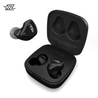 Knowledge Zenith KZ CCA CX10 TWS Bluetooth Earphone 1DD 4BA Hybrid Gaming HIFI Headset - Hitam