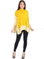 JO & NIC Jemima Side-Cut Batwing Sweater - YELLOW