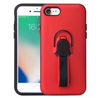 Case Apple Iphone 7 Stand Ring Holder Magnet Bumper Matte Casing RED