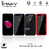 Iphone 8 Plus Case IPAKY Hybrid HD Acrylic Red