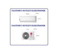 LG AC Split 0.5 PK Dual Cool Eco T06EV4