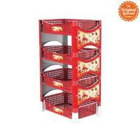 L.Blend Rak Multifungsi Susun 4 Auntumn Red