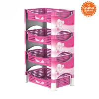 L.Blend Rak Multifungsi Susun 4 Sakura Pink