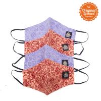 L.Blend Batik Semar Masker Anak Earloop 1 Pck isi 4 pcs Seri 1