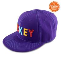 Topi Hiphop Purple Bordir Pic Font Mickey 02 Multi Colour