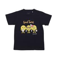 T-shirt Kids Joypixels Black Good Times Emoji Size 10