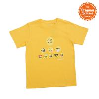 T-shirt Kids Joypixels Yellow Emoji Size 12