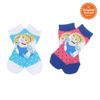 Disney Princess Cinderella Socks Polkadot Bundling 2 Colors