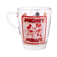 Disney Mickey Mouse Glass Mug 320 ML Merah