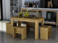 Anya-Living Meja Makan Busan Dining Table