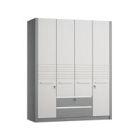 Anya-Living Lemari Pakaian 389 SW - White Grey