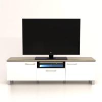 Anya Living Rak TV Pico 3 CF Sonoma Cokelat Putih - Gratis Kirim Jabodetabek