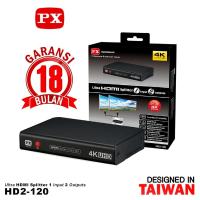PX ULTRA HDMI SPLITTER 1 INPUT 2 OUTPUTS HD2-120