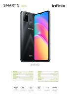 Infinix Smart 5 Smartphone - 2/32GB - Garansi Resmi - Black