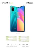 Infinix Smart 5 Smartphone - 2/32GB - Garansi Resmi - Ocean Wave