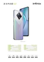 Infinix ZERO 8 Smartphone - 8/128GB - Garansi Resmi - Diamond Silver