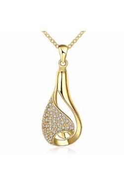 Tiaria Necklace AKN039 Aksesoris Kalung Lapis Emas