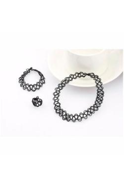 Tiaria 3 in 1 Tatoo Choker VCT001 Aksesoris Kalung Choker Wanita